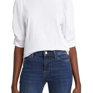 Frame Frankie Puff Sleeve Top